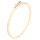 DIY Wooden Cross Stitch Frame Needlework Hoop Ring Embroidery Tool(21cm)
