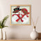 Handmade Partial Drill Snowman Couple 5D Special Shaped DIY Diamond Painting Kit