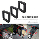 3pcs Trailer Hitch Pad Car Part Accessory Silencer Pad Carrier Cushion Protector