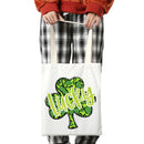 Women Canvas Lucky Leaves Pattern Shoulder Bag Fashion Large Messenger Bag