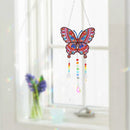 DIY Diamond Painting Light Catcher Hanging Crystal Wind Chime (Butterfly) Newly