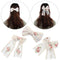 Style Sweet Hair Barrettes Ponytail Lace Hair Clips Bow Knot Hair Barrettes