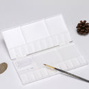 Creative Art Palette Plastic Watercolor Clamshell Paint Supplies Tools Art I9H2