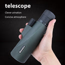 10-30X50 BAK7 Prism Waterproof Zoom Monocular Optic Telescope (Army Green)