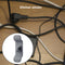 Kitchen Storage Attachment Cable Holder Clip (2*White+Black+Grey)