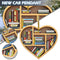 Book Lovers Heart-Shaped Bookshelf Pendant Ornament Christmas Tree Decor x 1 Pc#