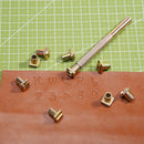 Carbon Steel Letters Stamping Symbol Set 36 Stamps Leather Marking Tools Newly