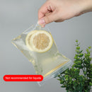 100pcs Zip Bag No Bad Smell Reused Many Times Clear Zipper Seal Storage Bags
