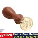 Sealing Wax Classic Initial Wax Seal Stamp Alphabet Letter R Retro Wood Newly