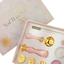 #A Wax Seal Kit DIY Sakura Stamp Set Envelope Invitation Decorative Packaging Cr