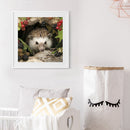 Animal Hedgehog 5D Diamond Painting Embroidery Full Round Drill Cross Stitc