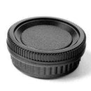 2X/set Plastic Rear Lens and Body Cap Cover For Pentax F2U2 T2F2 High PK K P0L2
