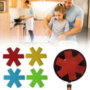 4 Pcs Pan & Pot Protectors Holder Padded Print Divider UK Separate Pads P3H7