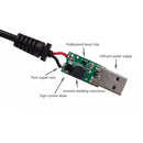 30cm 5V USB A Male to 12V Car Cigarette Lighter Socket Female Cable Adapter