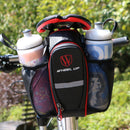 WHEEL UP Bicycle Saddle Bag with Double Water Bottle Pouch Seat Bag (Red) Newly