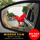 100x150mm Car Rearview Mirror Rainproof Films+Reflective Styling Decals Sti