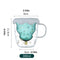 Decorations Transparent Glass Water Bottle Creative Mug Milk Cup With Cover