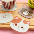 Non-slip Insulation pads Silicone Cup Mat Cup Mat Pad Drink Cup Coasters