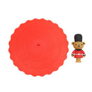 Multi-functional Silicone Dust-proof Bowl Cover Leak-proof Cup Lid (Red) Newly
