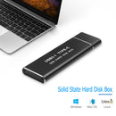 M.2 NVME PCIe to USB3.1 GEN2 M Key SSD Enclosure (USB C-USB A+USB C-USB C)