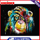Monkey DIY Oil Painting By Numbers Kits Color Drawing Wall Living Room Picture