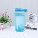 500ML Water Shaker Cup Outdoor Travel Sports Water Bottle Drinkware (Blue) Newly