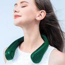 Bladeless Hanging Neck Fan Mini Leafless Fans (Green Adjustable Silicone)