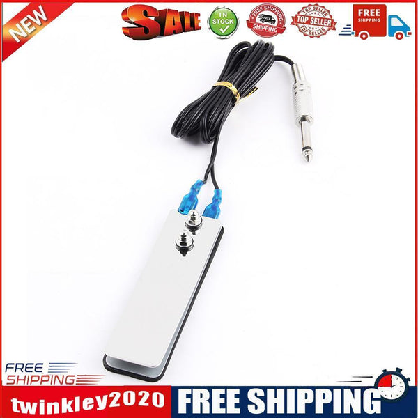 Mini Foot Pedal Switch Tattoo Power Supply Machine Footswitch+ Clip Cord