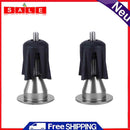 Two Pair Bike Bicycle Aluminum Handlebar Grips Handle Bar Cap Gray