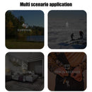 2x Outdoor Gloves Storage Buckle Climbing Rope Hanging Buckles (Army Green)