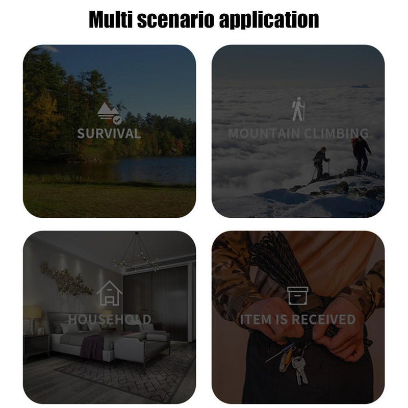 2x Outdoor Gloves Storage Buckle Climbing Rope Hanging Buckles (Army Green)