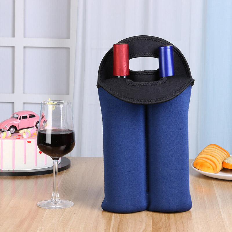 Portable Wine Bottle Cooler Neoprene Insulated Bottle Protective Cover Slee
