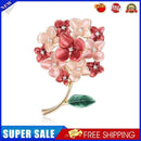 Alloy Flower Brooches Pearls Pin Party Jewelry Brooch Women Clothes Accessories