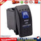 Dual Blue Backlit ROOF LED LIGHT BAR Rocker Switch 5 Pin for Boat ATV UTV Newly