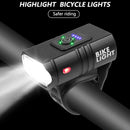 MTB Bike Handlebar Front Light Night Safety Riding 6 Modes Lighting Headlight