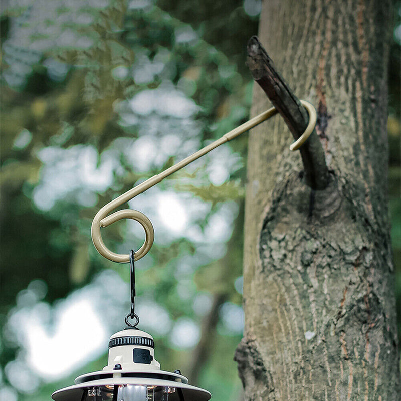 #A Portable Lamp Holder Hook Camping Picnic Equipment Anti Slip Lamp Hanger Doub