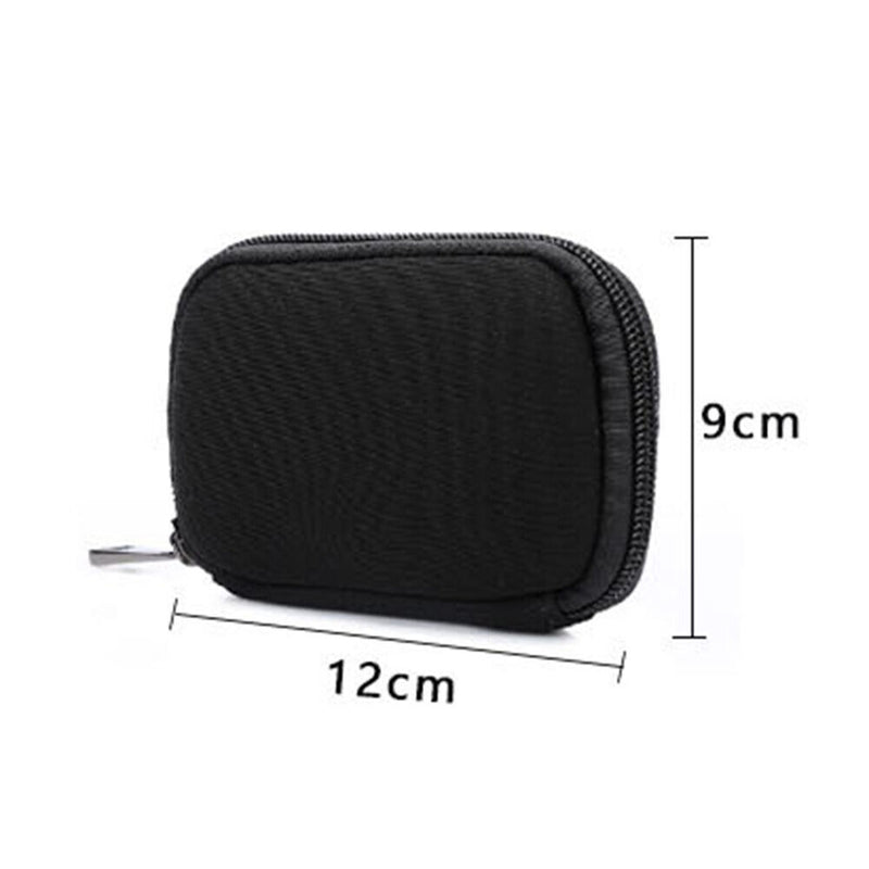 Portable Digital Flash Drives Case Organizers U Disk Zipper Storage Bag Pouch