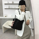 Retro Women Shoulder Bag Commuter Totes Large Capacity Travel Shopper Handbag