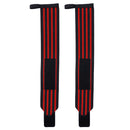 2pcs Sports Weightlifting Wrist Guard Strap Protective Wristband (Red) Newly