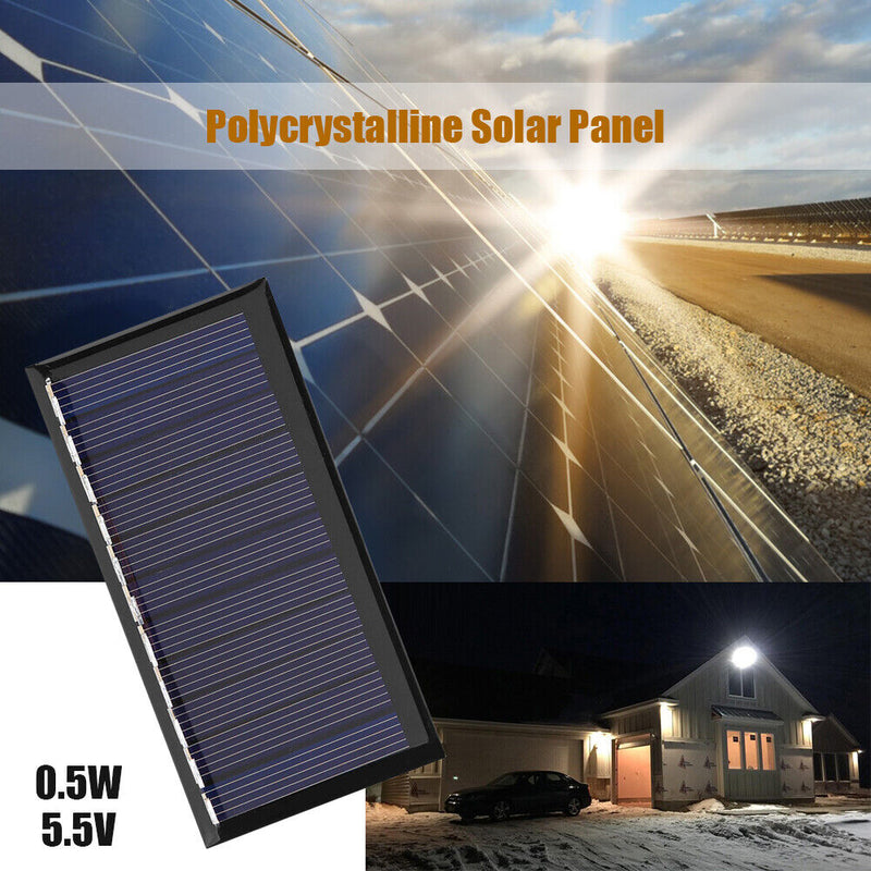 95x48mm 5.5V 90mA Solar Panel DIY Mini Portable Solar Charger Cell System Board
