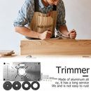 Router Table Insert Plate Woodworking Trimming Machine Flip Board Ring Set