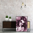 Acrylic Oil Painting By Numbers Female Skeleton Digital Picture Home Wall Decor