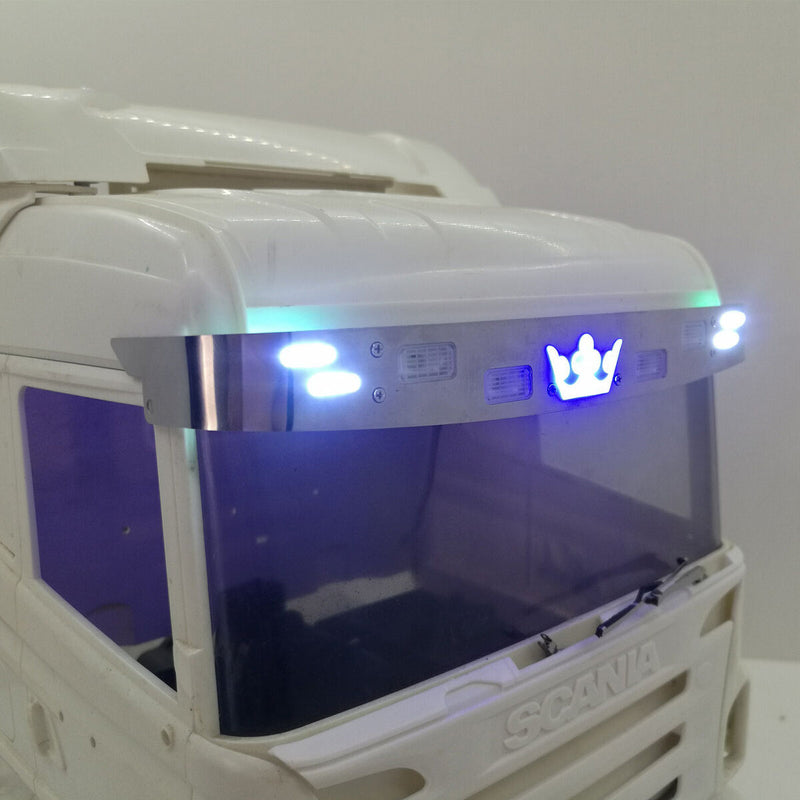 For Tamiya Scania 620 56323 730 1/14 Car Sun Visor LED Light Sunshade Lamp