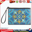 DIY Mandala Special Shaped Diamond Painting Wristlet Clutch Zipper Wallet Newly