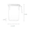 1.8L Large Capacity Cold Kettle Refrigerator Home Cool Ice Water Jug Bottle