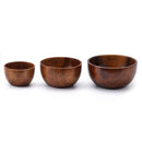Feeding Containers Salad Bowl Chinese Rice Bowls Kids Lunch Box Wooden Bowl