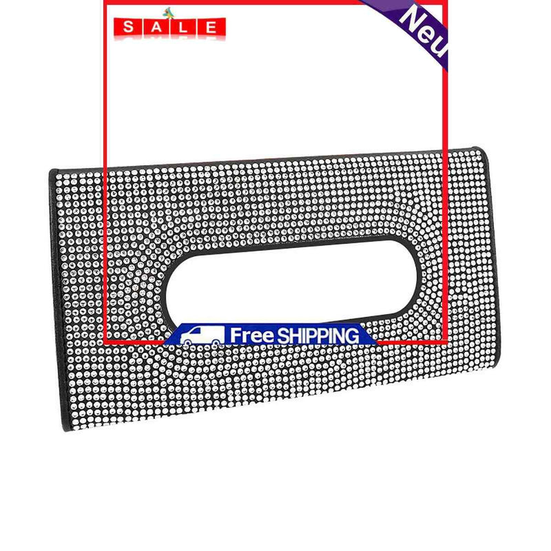 Car Tissue Holder Hanging Paper Towel Clip Leather Tissue Visor Napkin Holder