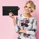 Fashion Women Long Coin Purse Leather Solid Mini Clutch Phone Bag Handbag Holder