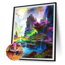 5D Diamond Painting Kit DIY Mountains Waters Full Round Drill Home Decoration