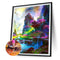 5D Diamond Painting Kit DIY Mountains Waters Full Round Drill Home Decoration